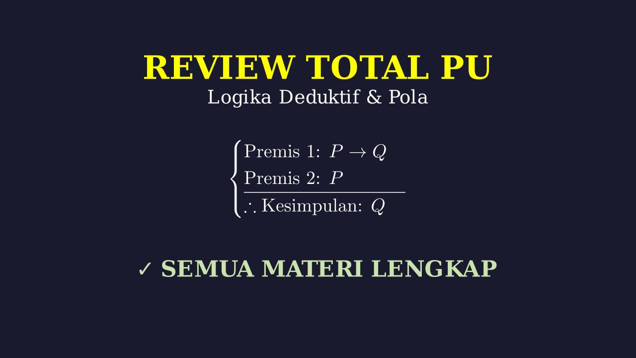 Review Materi PU: Ringkas & Sederhana