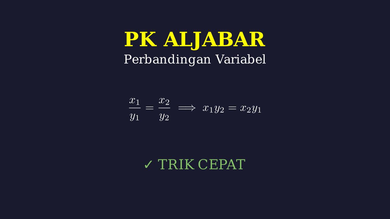 Perbandingan Variabel