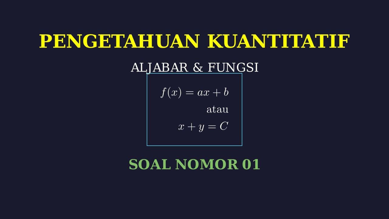 Pembahasan Soal Matematika 1-9