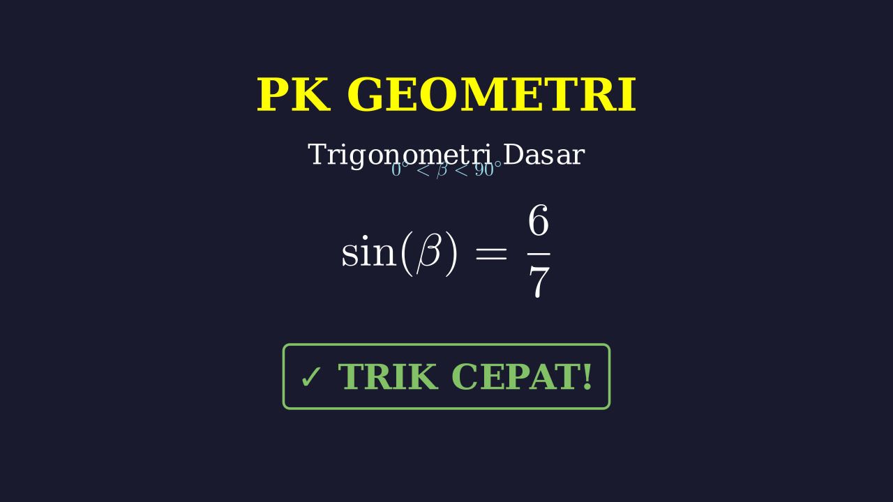Menentukan Perbandingan Trigonometri