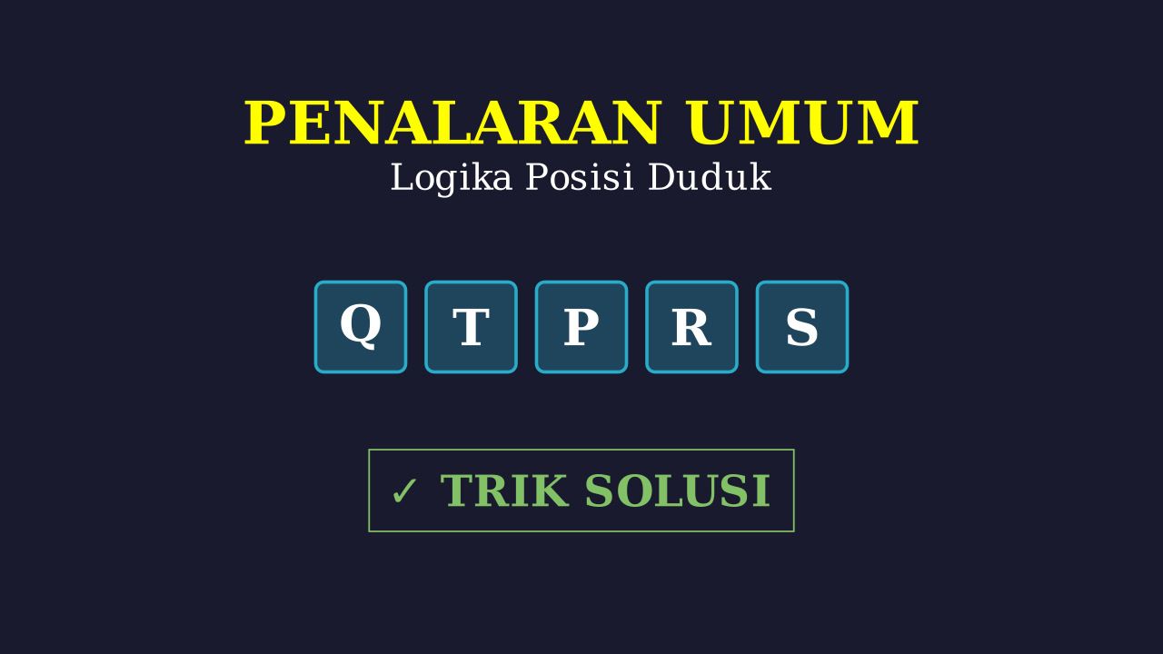 Logika Posisi Tempat Duduk