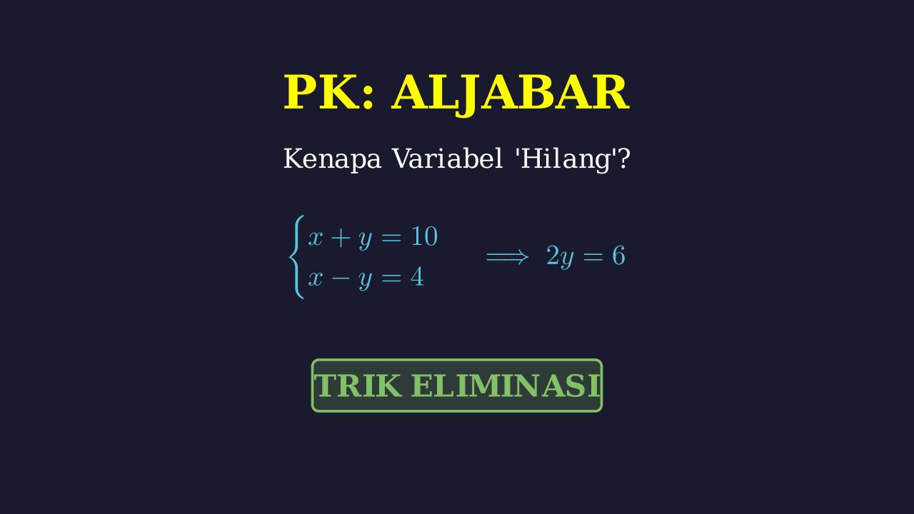 Variabel Habis Saat Eliminasi