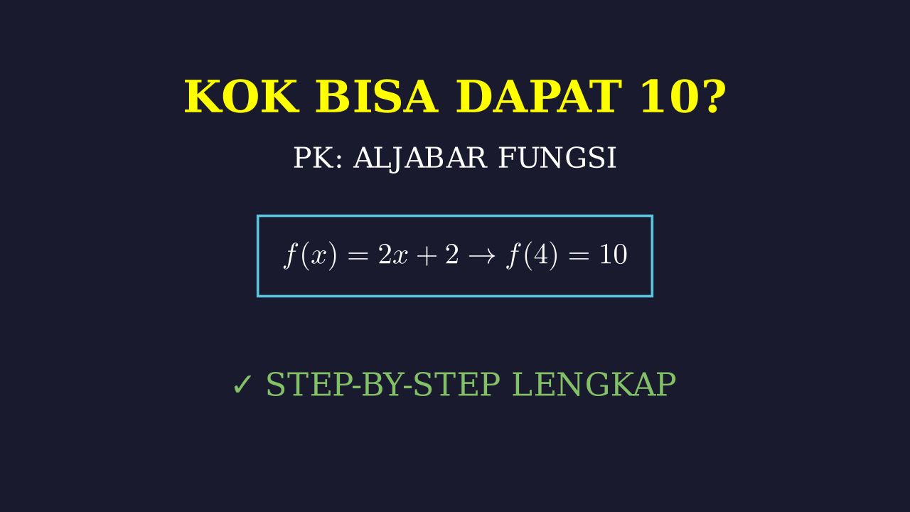 Langkah Mendapatkan Hasil 10