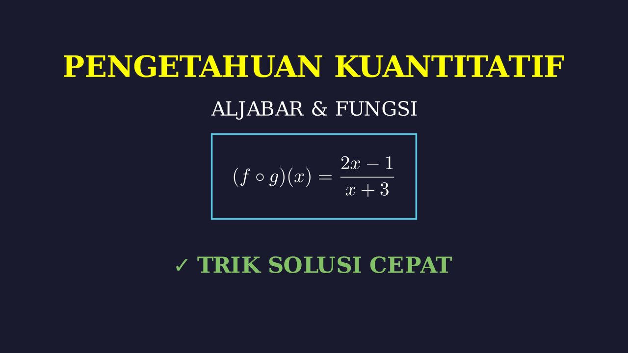Langkah Penyelesaian Soal
