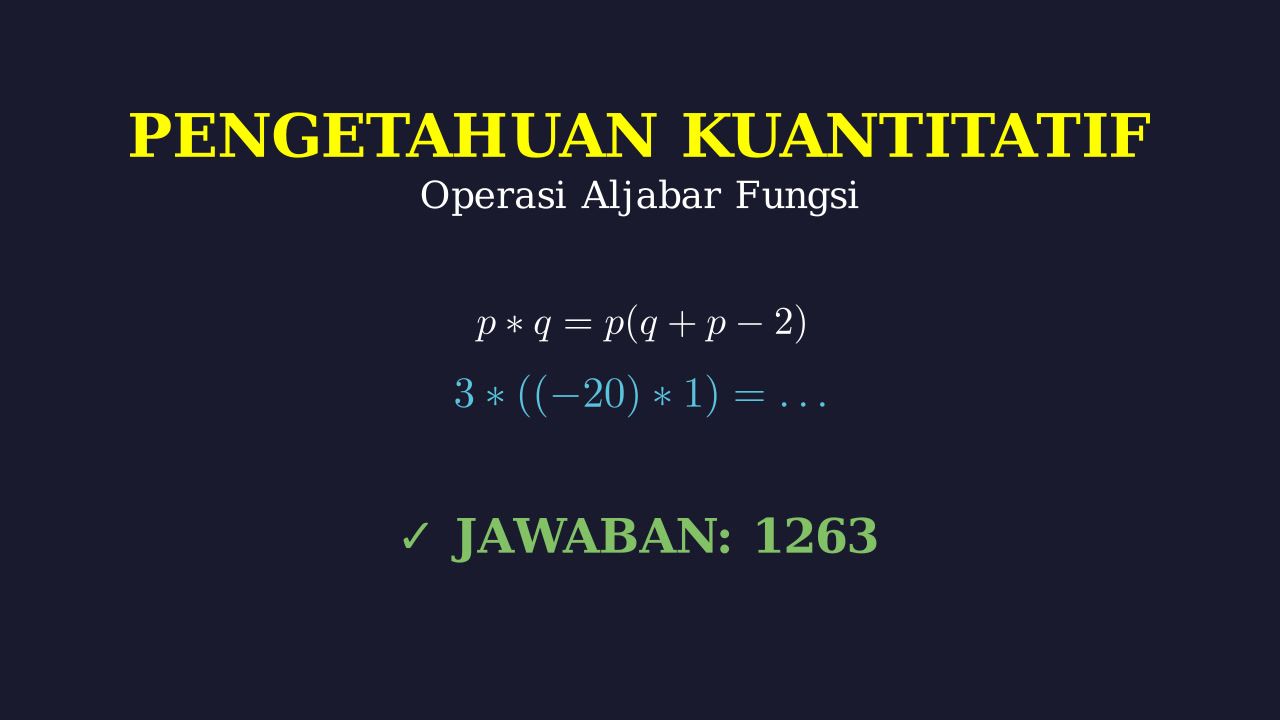 Menyelesaikan Operasi Hitung Modifikasi