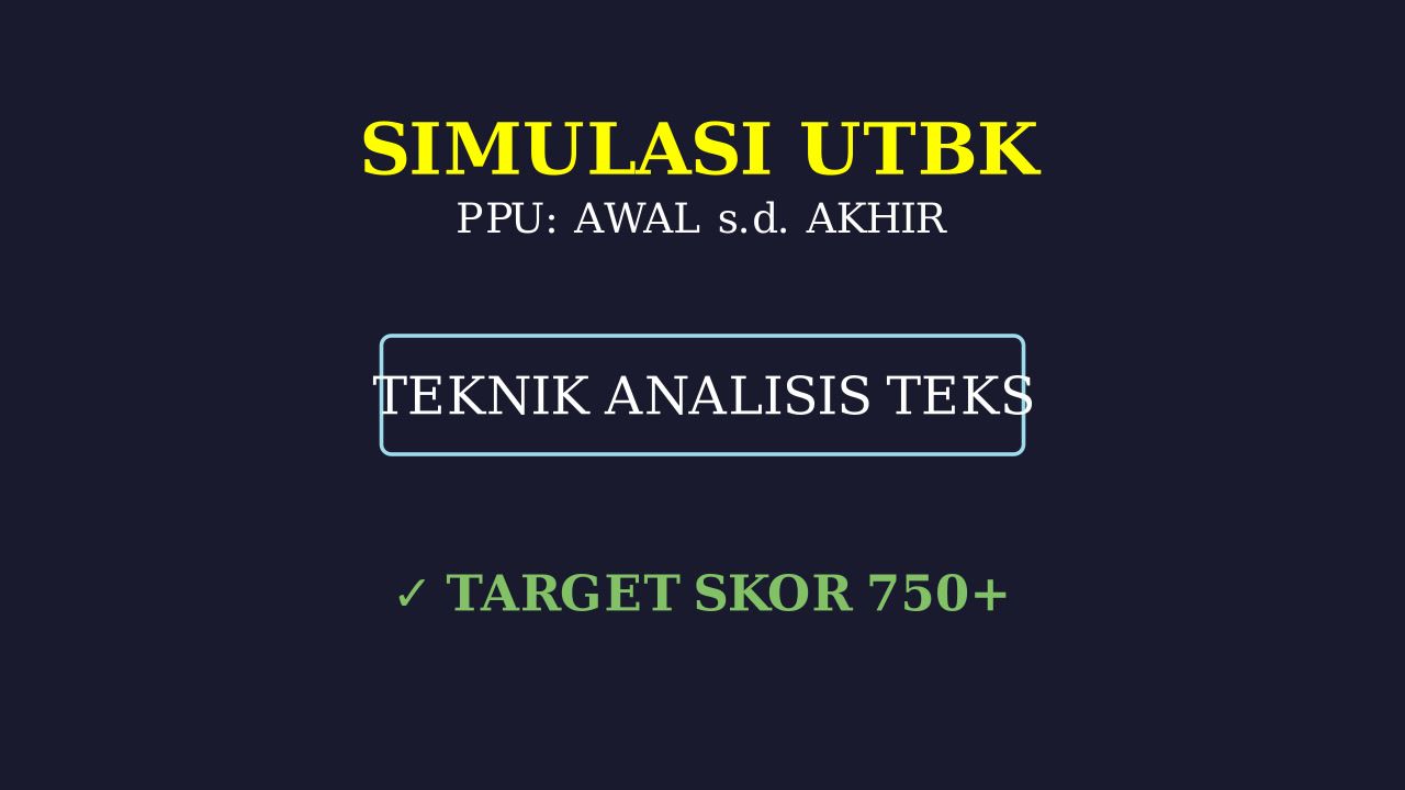 Simulasi UTBK: Panduan Lengkap