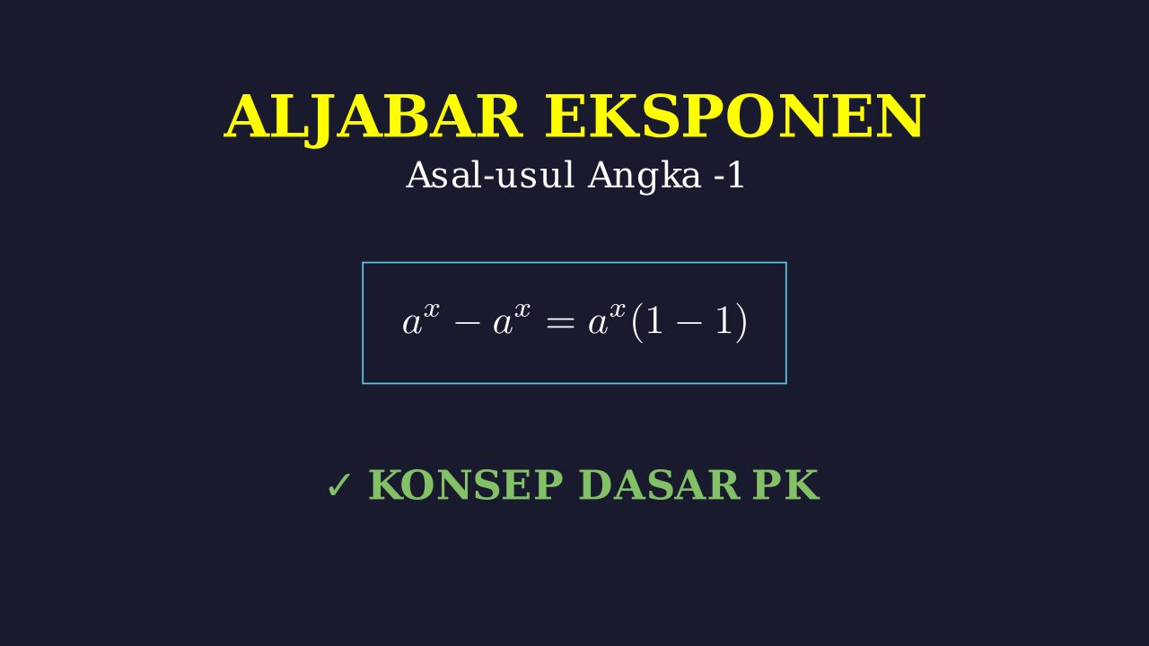 Faktorisasi Eksponen: Asal-usul Angka 1