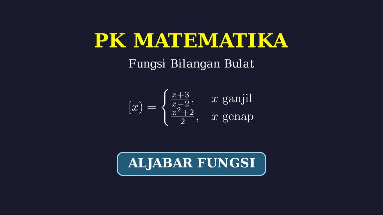Operasi Fungsi Bilangan Bulat