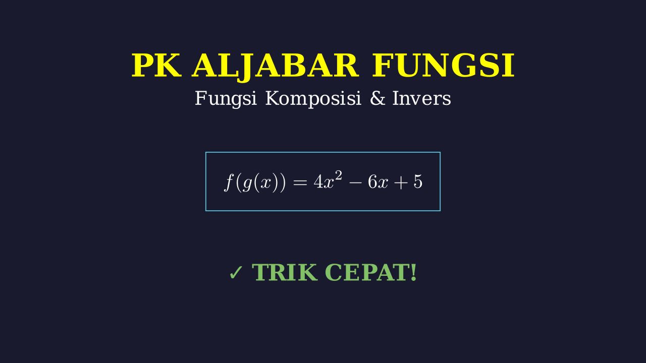 Langkah Penyelesaian Soal Matematika