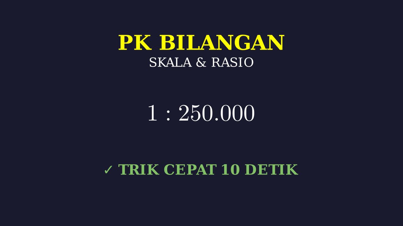 Skala dan Rasio: Konsep Perbandingan