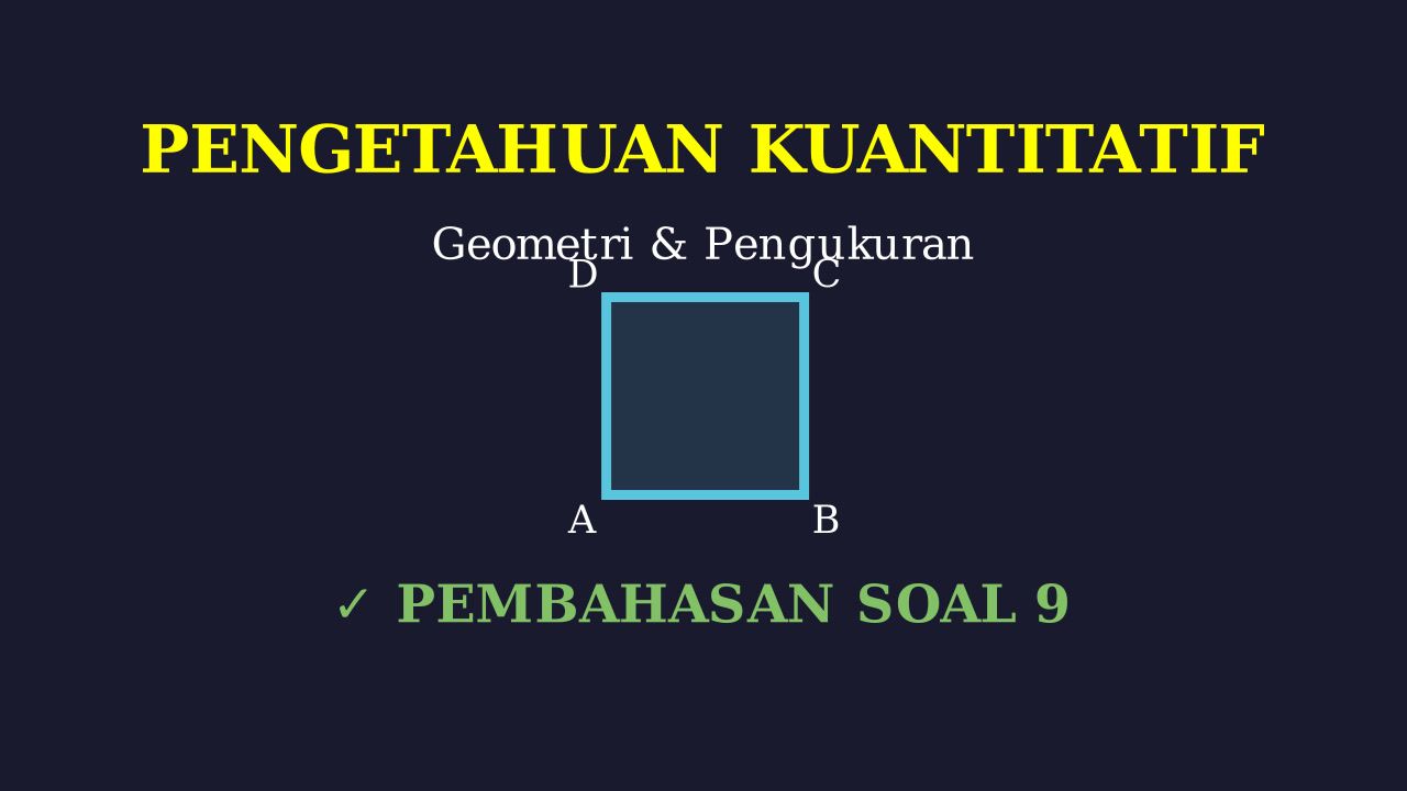 Geometri: Persegi ABCD