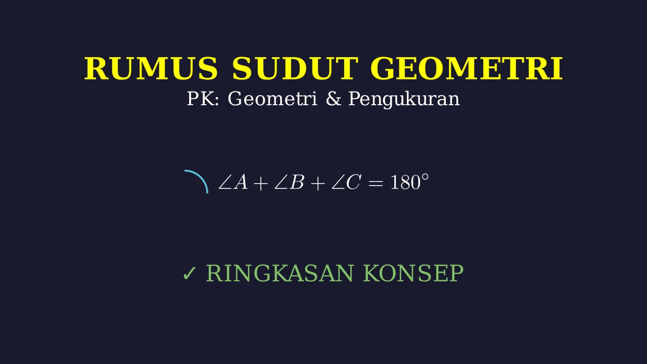 Aturan Sudut: Teorema Geometri Dasar