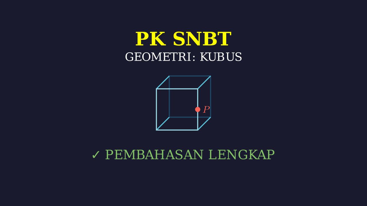 Dimensi Tiga: Titik Tengah dan Perpotongan Kubus