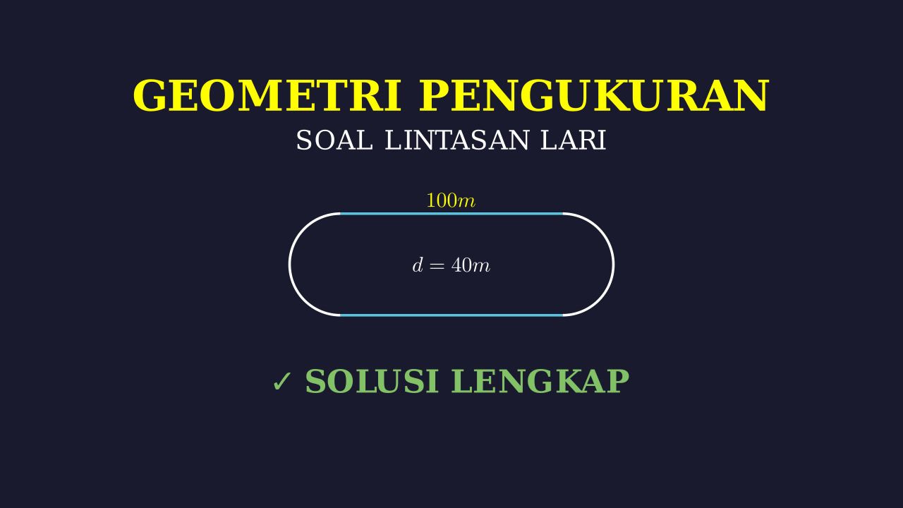 Menghitung Keliling Lintasan Lari