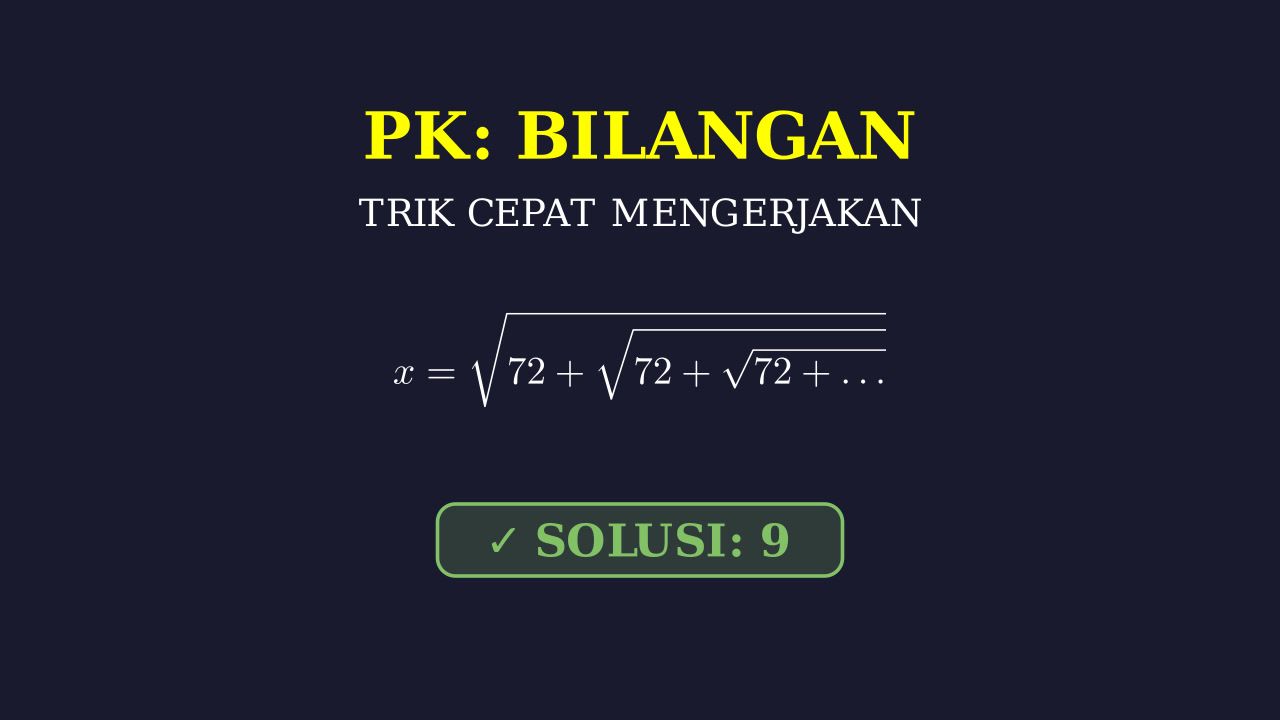 Trik Cepat Pembahasan Soal