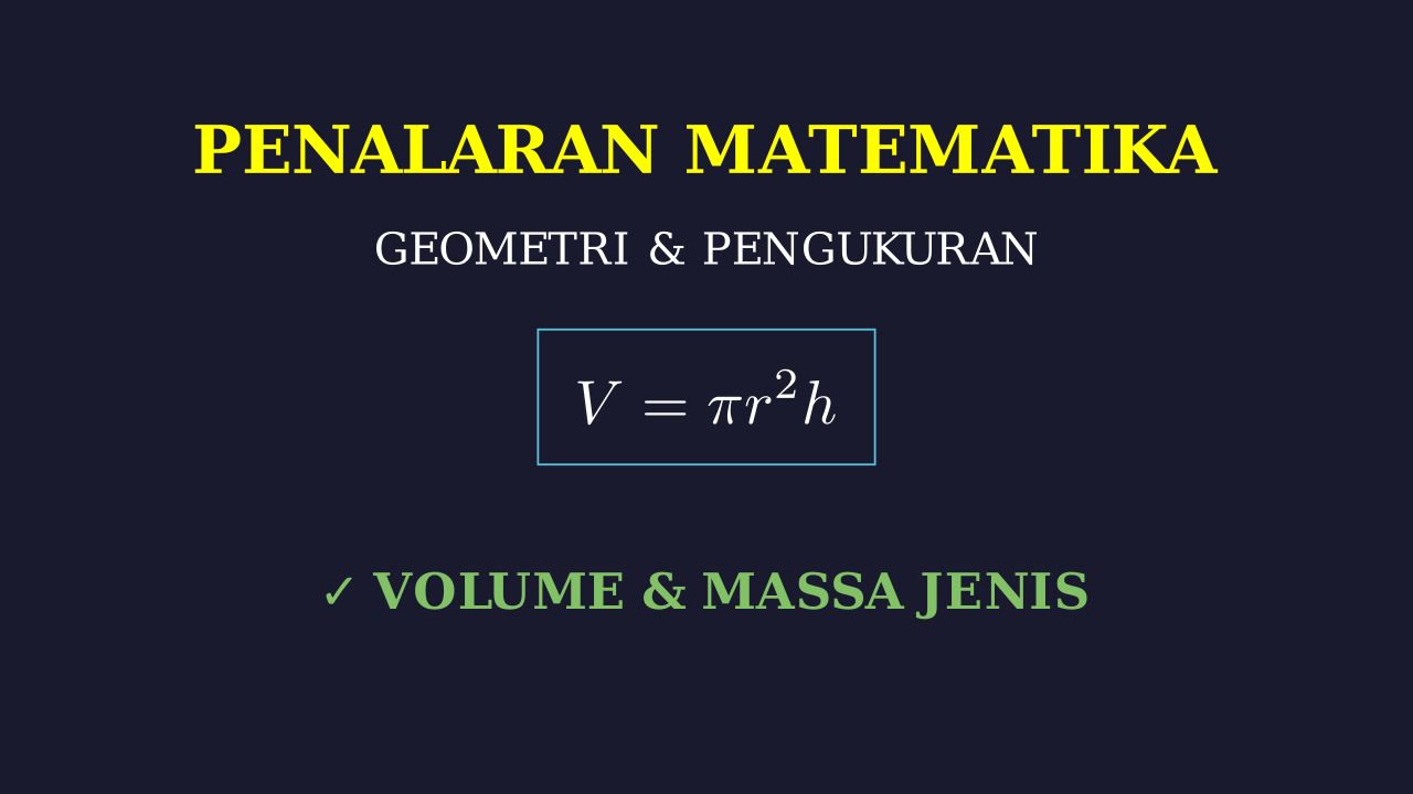 Menghitung Massa Cendera Mata Tabung