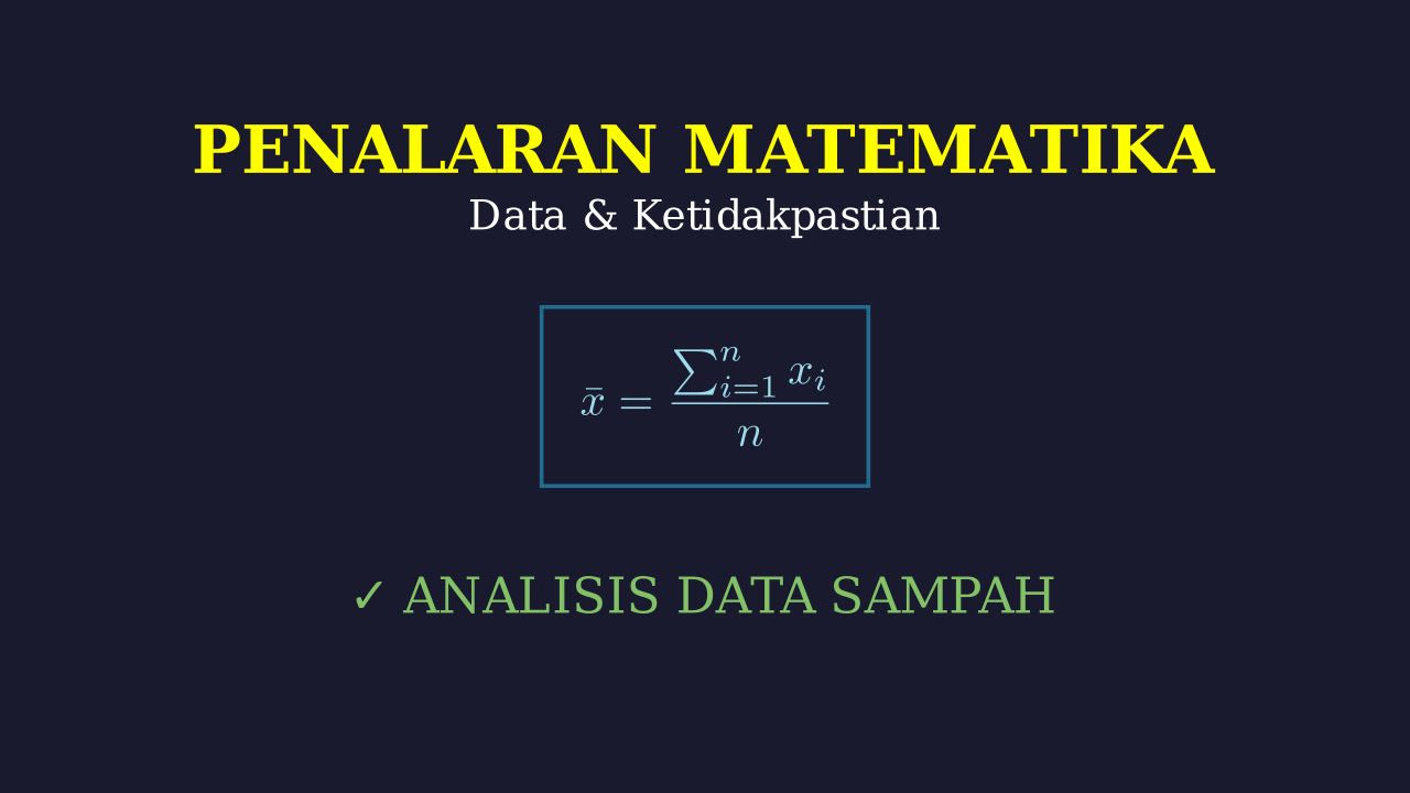 Analisis Data Sampah Dua Daerah