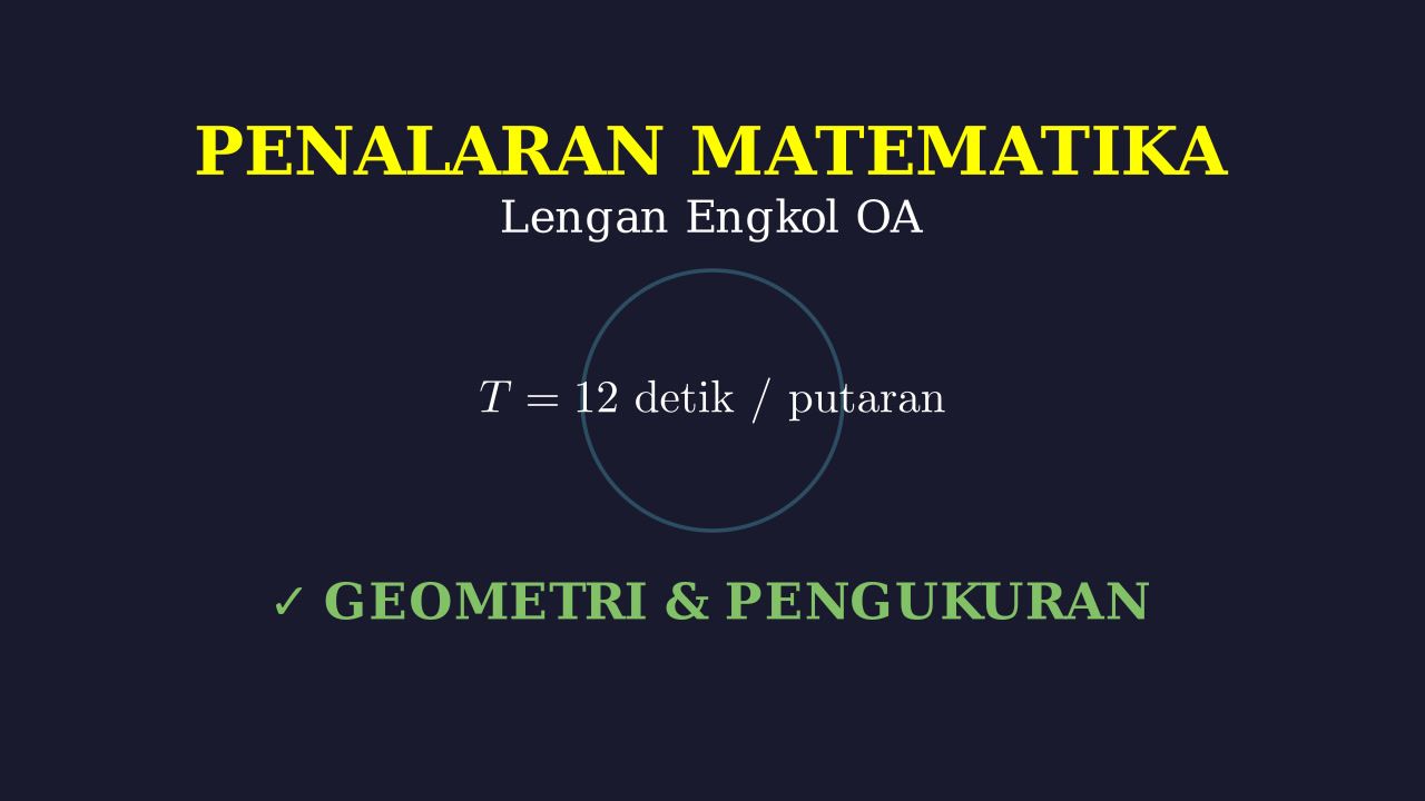 Analisis Gerak Lengan Engkol OA