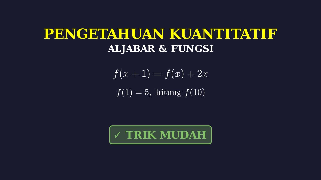 Pembahasan Soal Bilangan Bulat