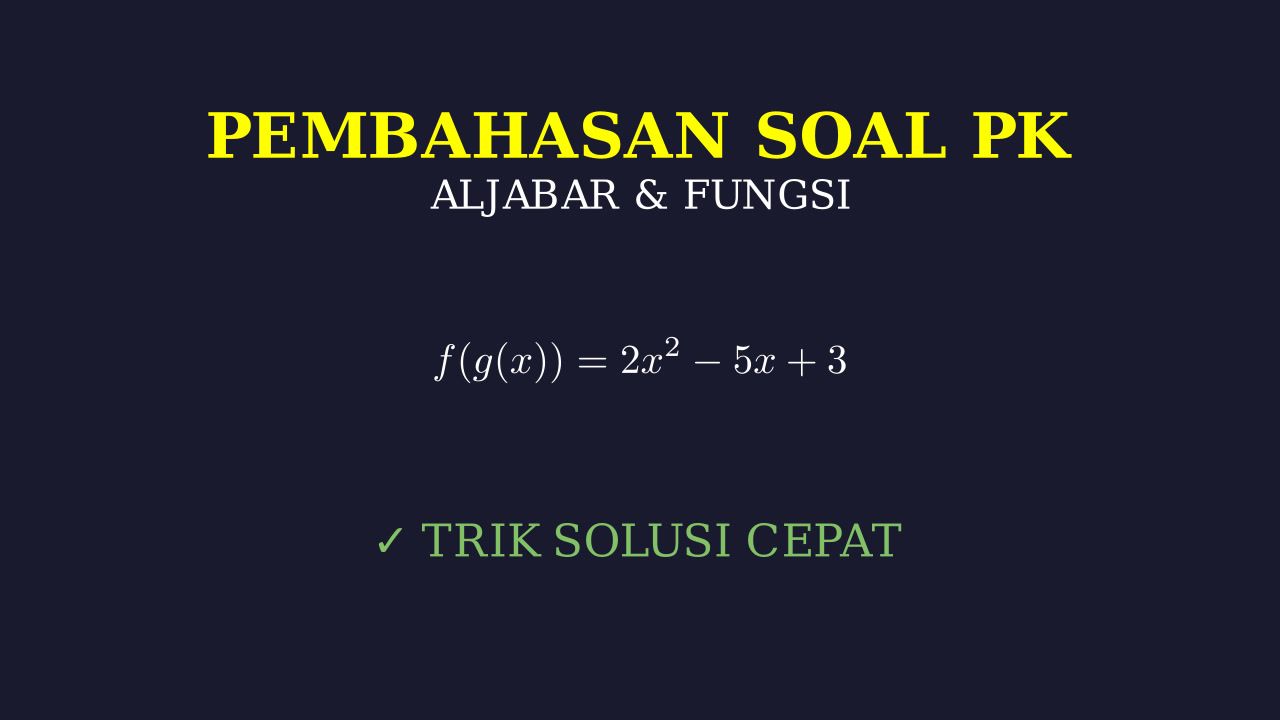 Tutorial Penyelesaian Soal Matematika