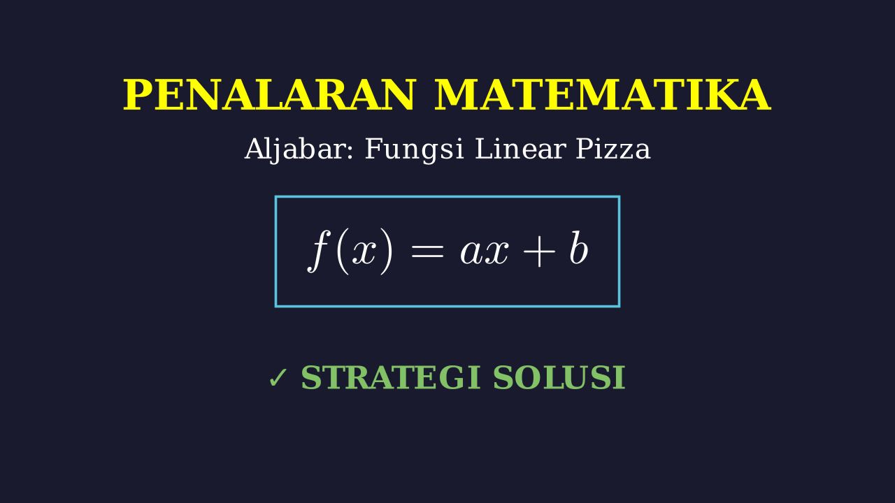 Soal Cerita: Pembagian Pizza