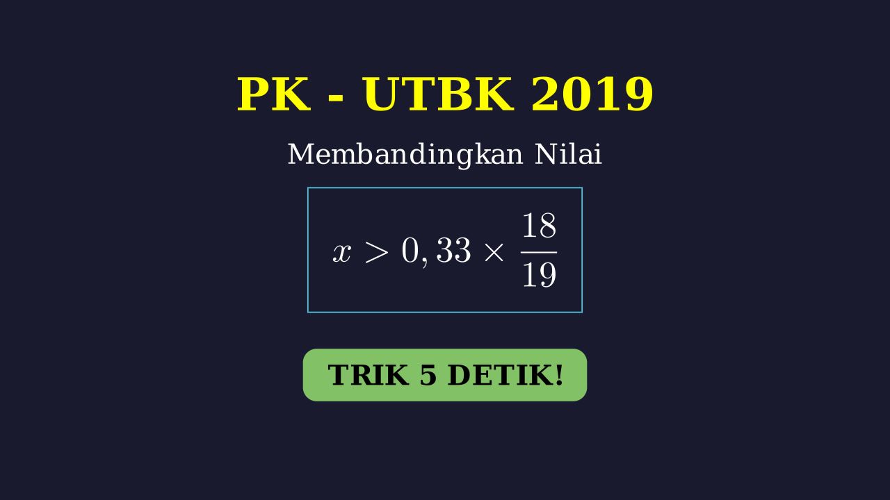 Membandingkan Nilai Perkalian Bilangan