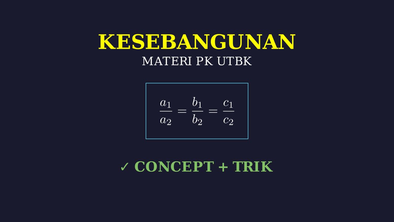 Kesebangunan (Similarity): Persiapan UTBK