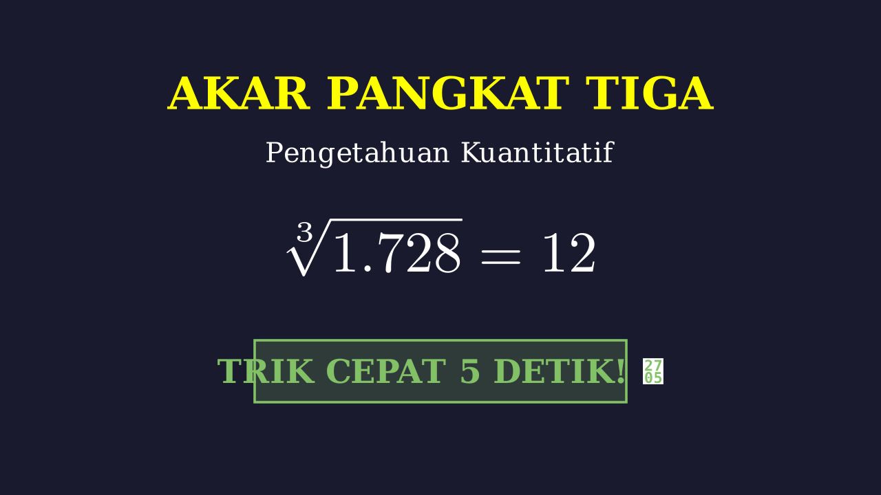 Akar Pangkat Tiga