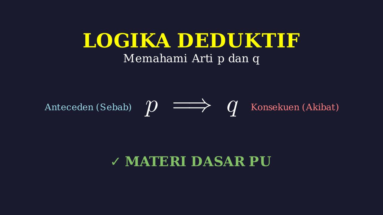 Logika Matematika: Simbol P dan Q