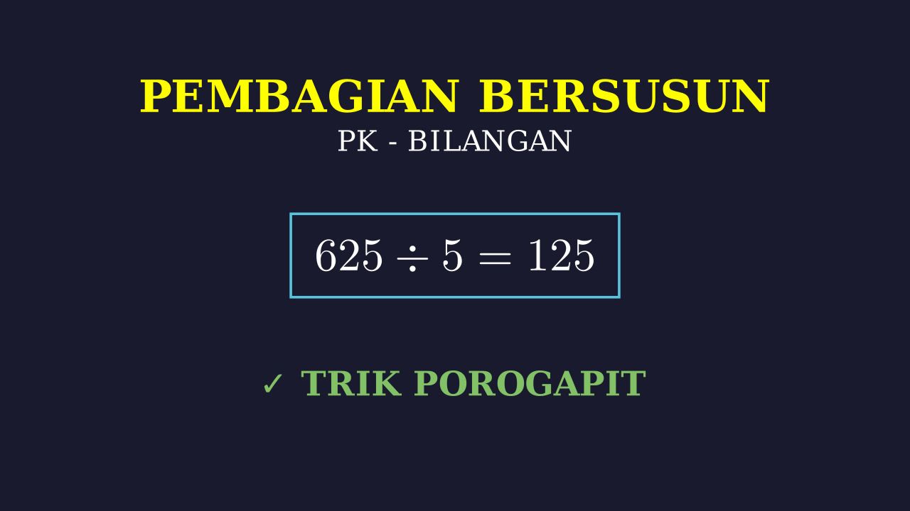 Pembagian Bersusun