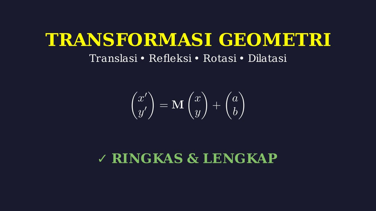 Kupas Tuntas Transformasi Geometri