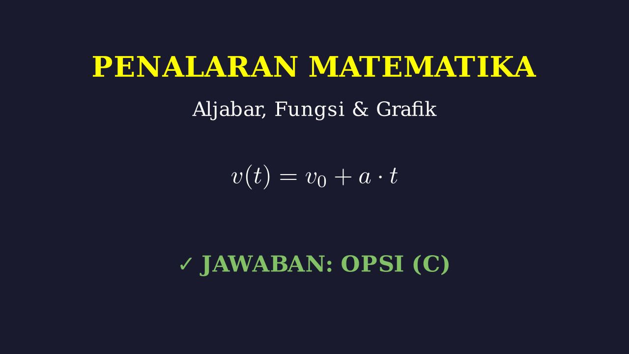 Analisis Grafik Kinematika