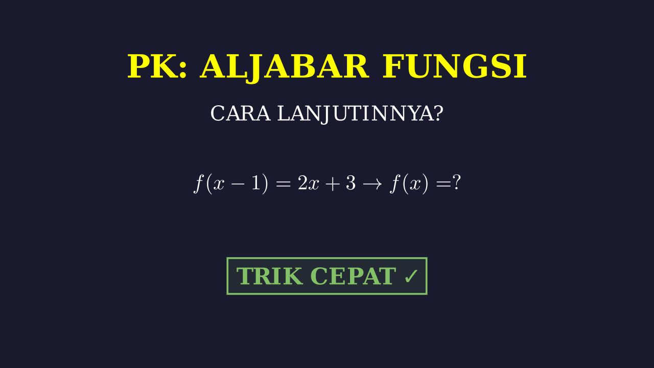 Melanjutkan Penyelesaian Matematika