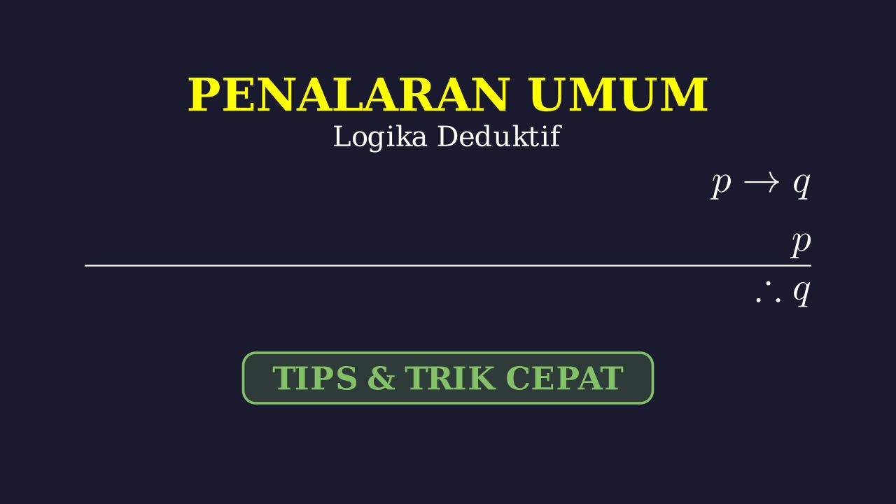 Bedah Materi Penalaran Umum