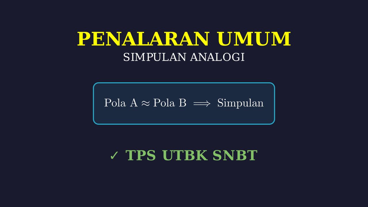 Simpulan Analogi: Program Daur Ulang
