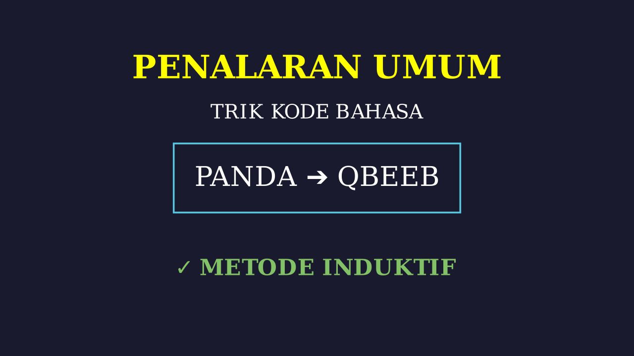 Trik Memecahkan Kode Bahasa PU