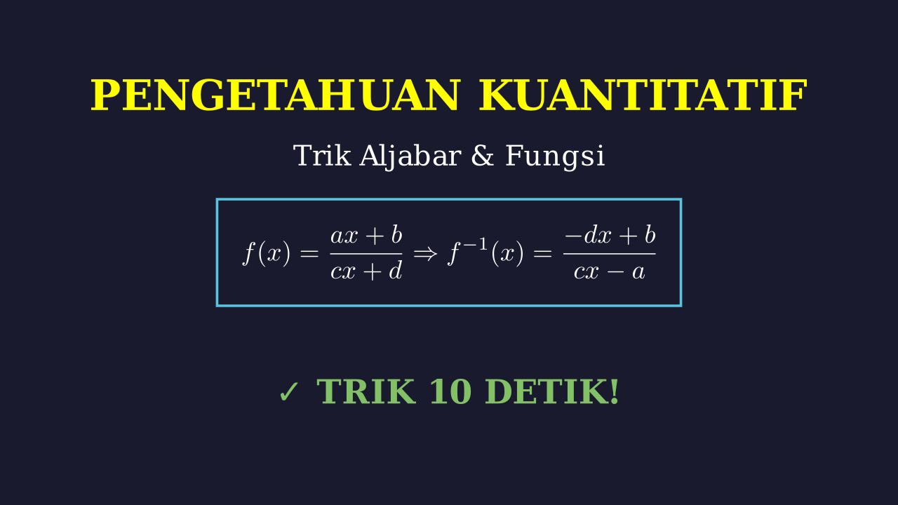 Trik Cepat PK & Prediksi Materi