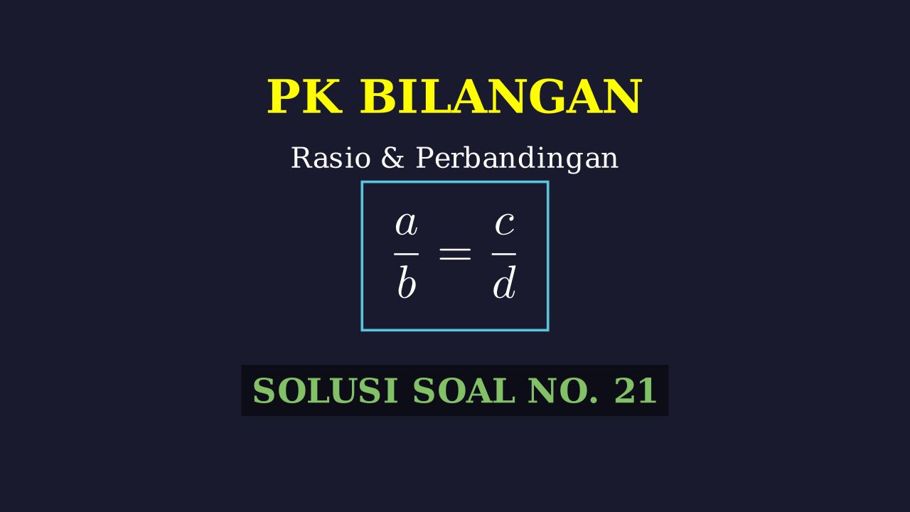Matematika Dasar: Perbandingan dan Rasio