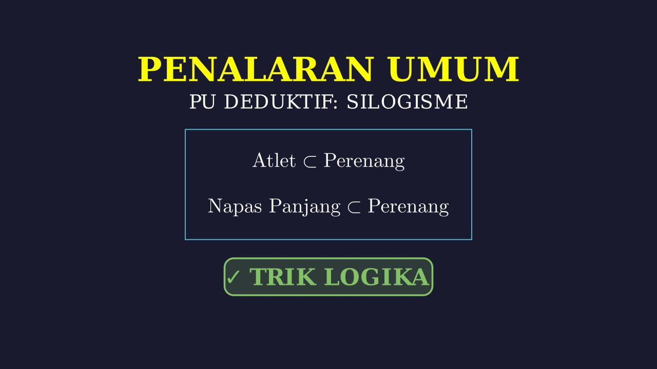 Logika Silogisme: Atlet dan Napas Panjang