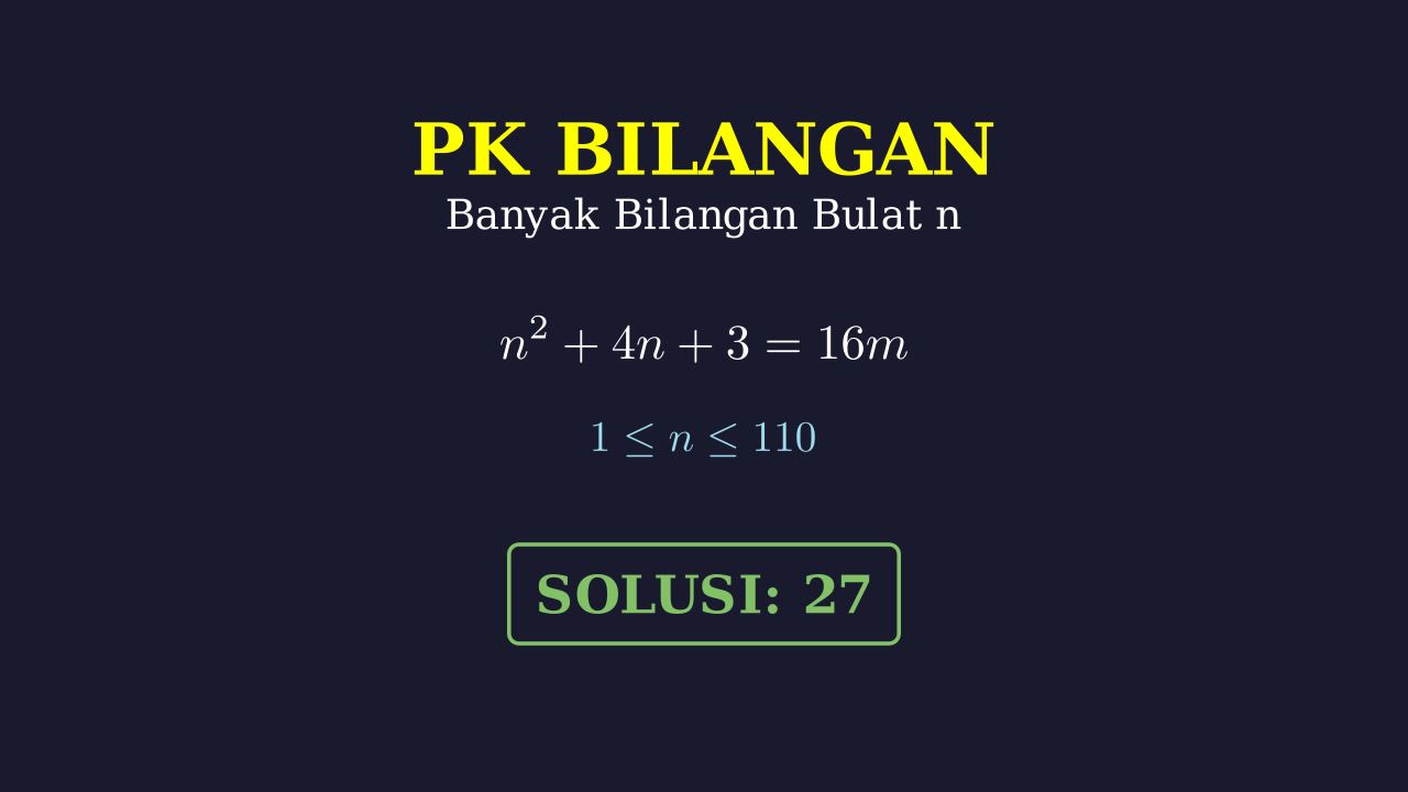 Menghitung Banyak Bilangan Bulat n