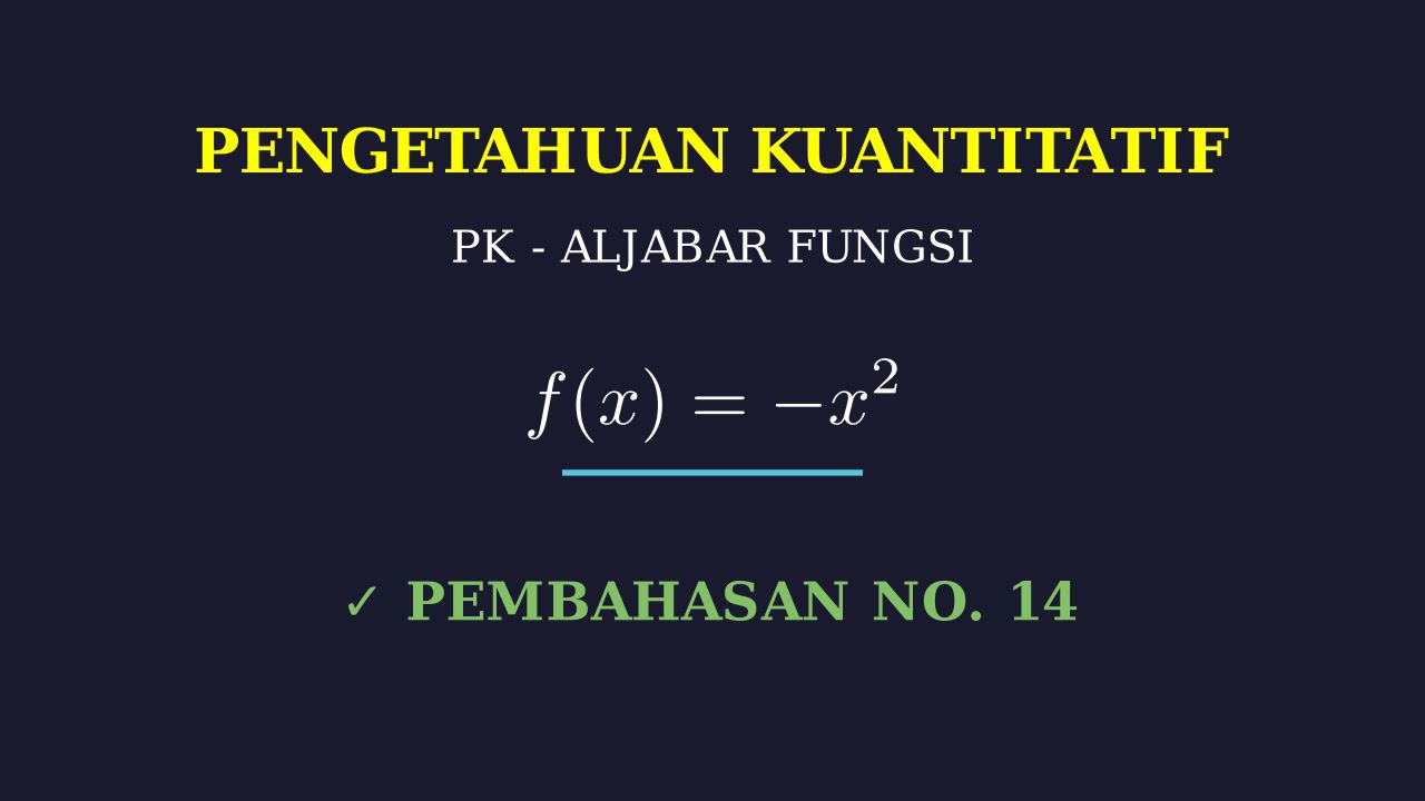 Pembahasan Soal Parabola
