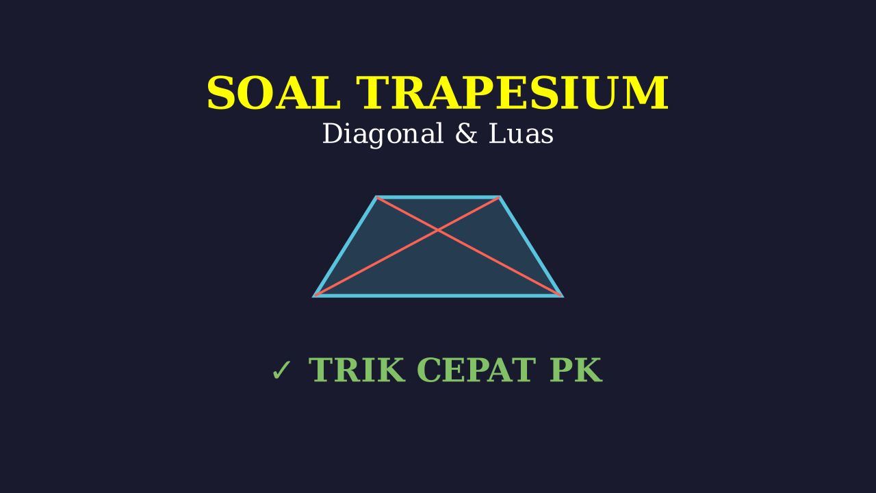 Trapesium: Perbandingan Diagonal