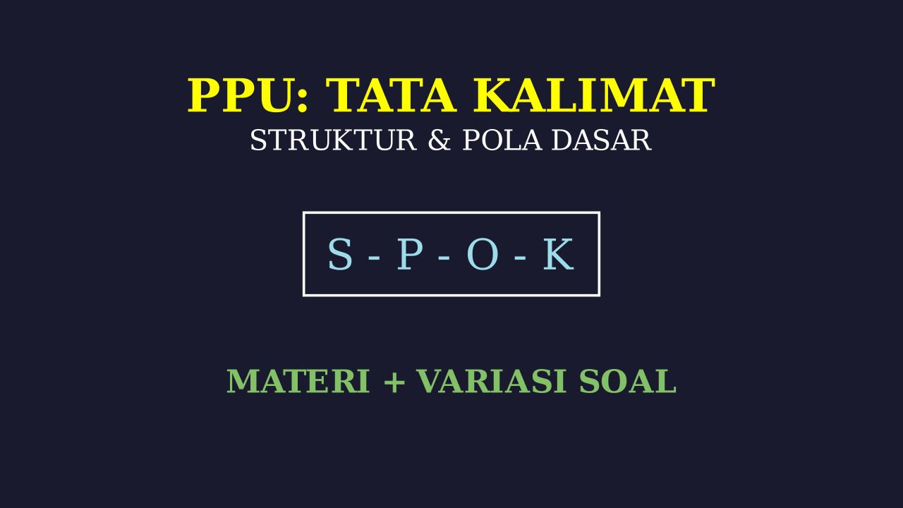 Bedah Materi & Variasi Soal