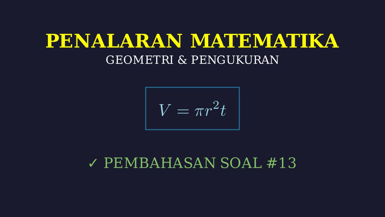 Pembahasan Soal Nomor 13