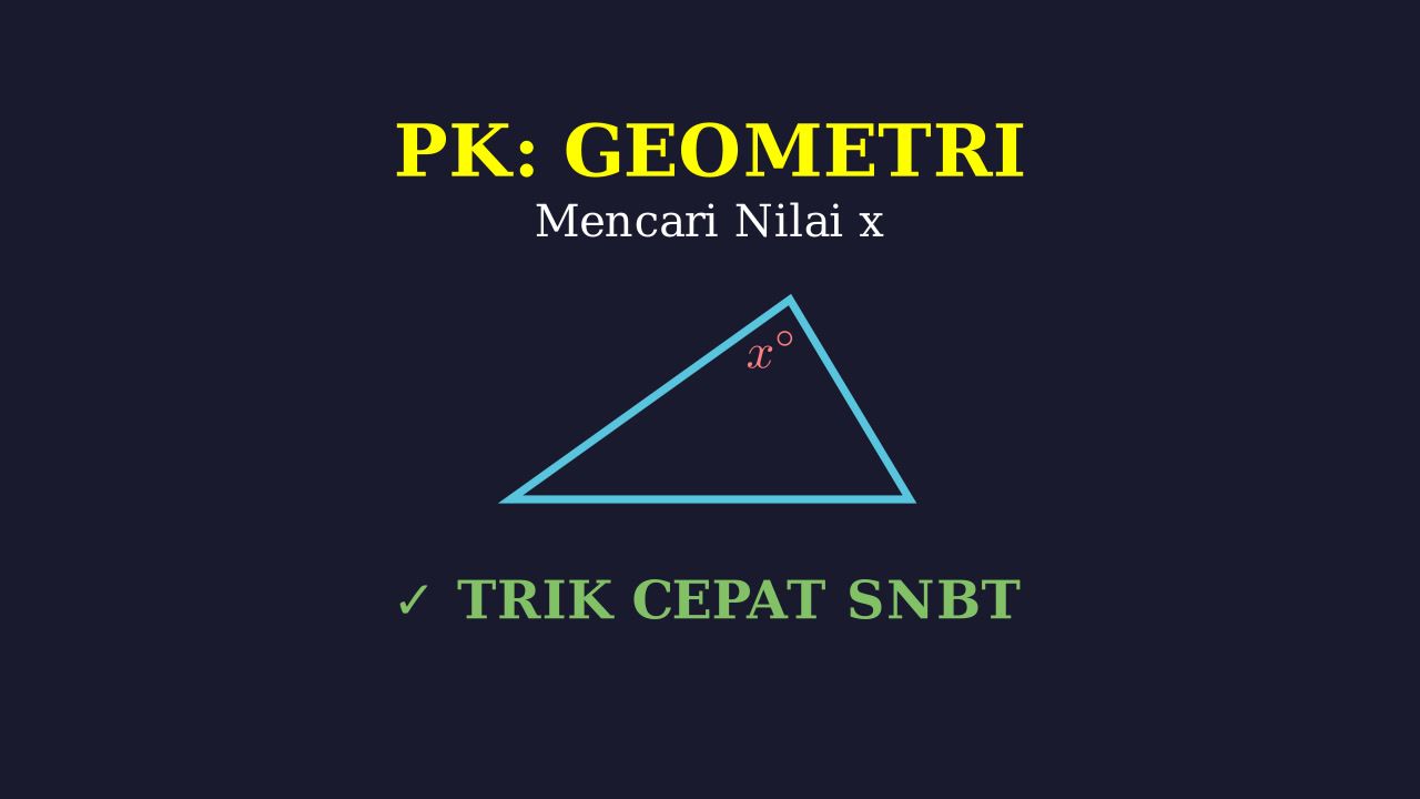 Menghitung Nilai pada Segitiga