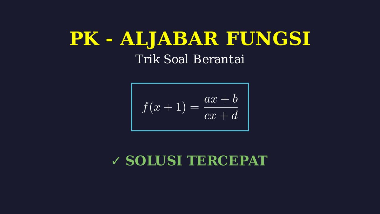 Pembahasan Soal Matematika Berantai