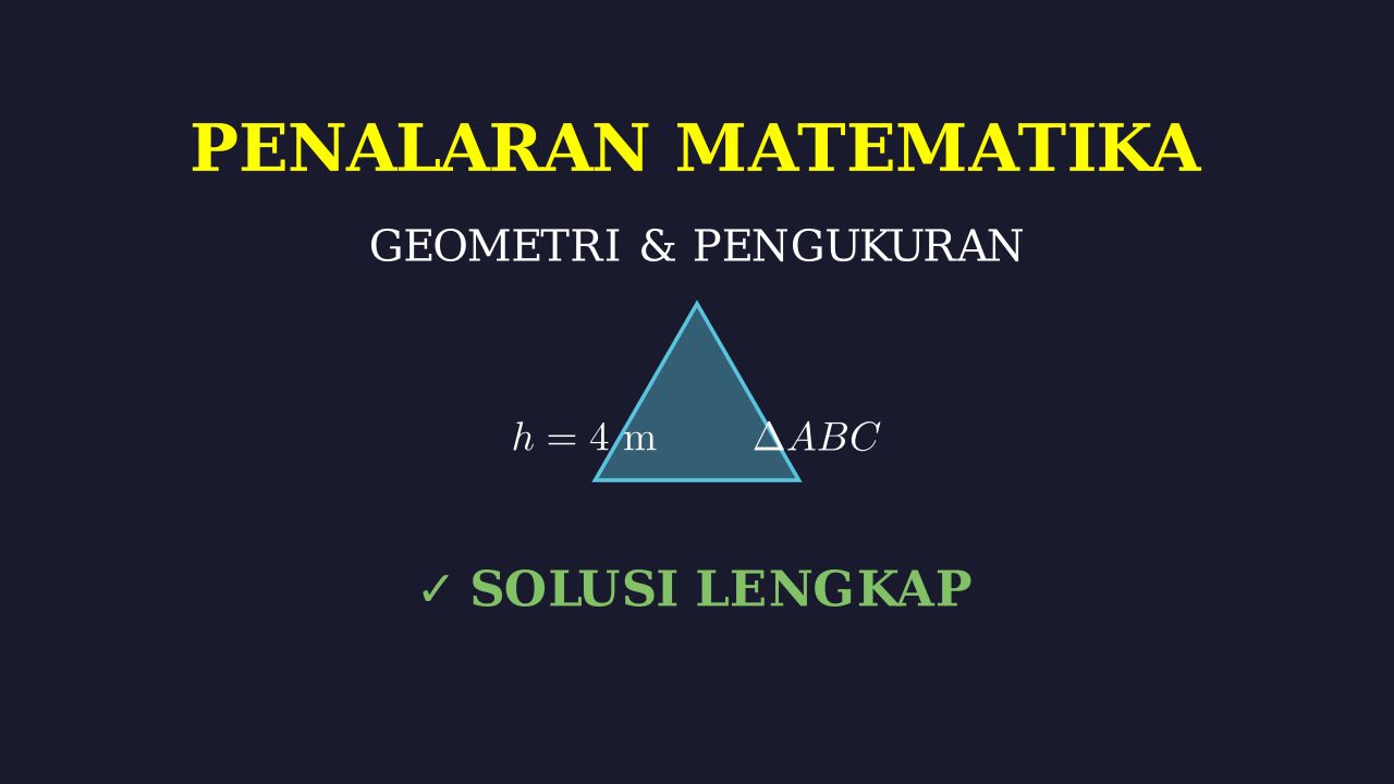 Geometri Ruang: Bayangan Meja Segitiga