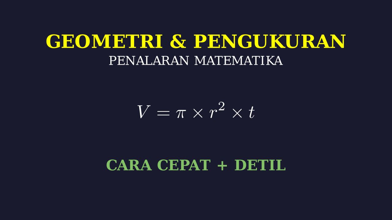 Matematika: Penjelasan Detail dan Trik Cepat