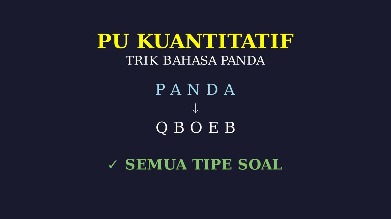 Bahasa Panda: Logika & Contoh Soal