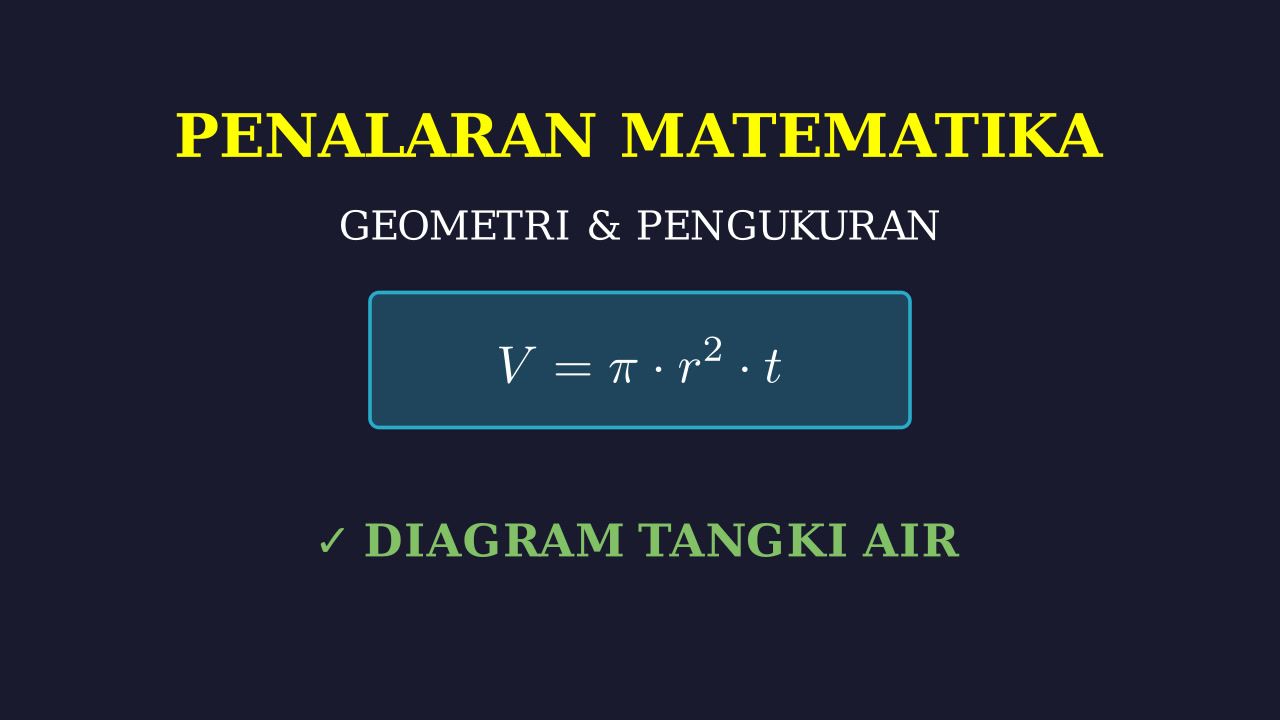 Diagram Tangki Penampungan Air